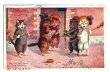 画像1: Postcard　街頭で歌う猫たち　Maurice Boulanger (1)