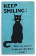 画像1: Postcard 　幸運の黒猫 Keep Smiling!　 (1)