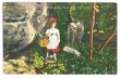 画像1: Postcard 　童話　赤ずきんちゃんとオオカミ　　 (1)