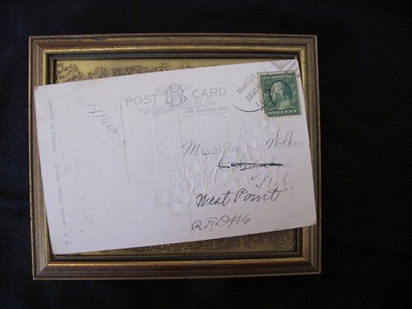 画像2: Postcard スズランのお花と十字架  (2)