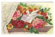 画像1: Postcard　白鳩と薔薇のお花　1908年 (1)