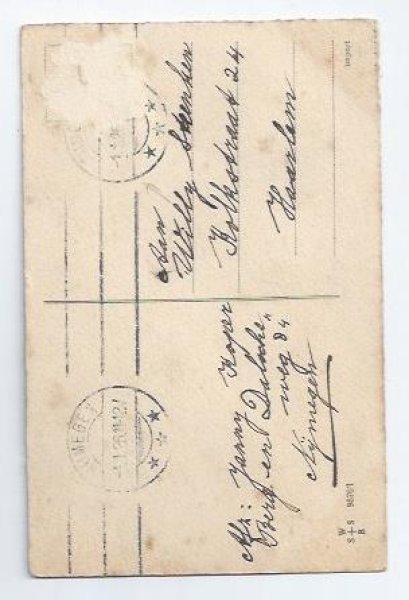 画像2: Postcard　空飛ぶキノコで乾杯をする子どもたち　1926年　 (2)