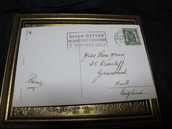 画像2: Postcard　クリスマス Xmas 誕生を祝福する天使たち　1939年 (2)