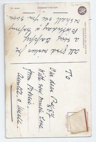 画像2: Postcard お庭の塀に座る子供たち Jessie Wilcox Smith (2)