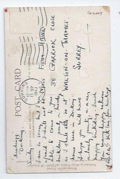 画像2: Postcard イギリス国旗と傘をさした女の子たち Millicent Sowerby 1943年 (2)
