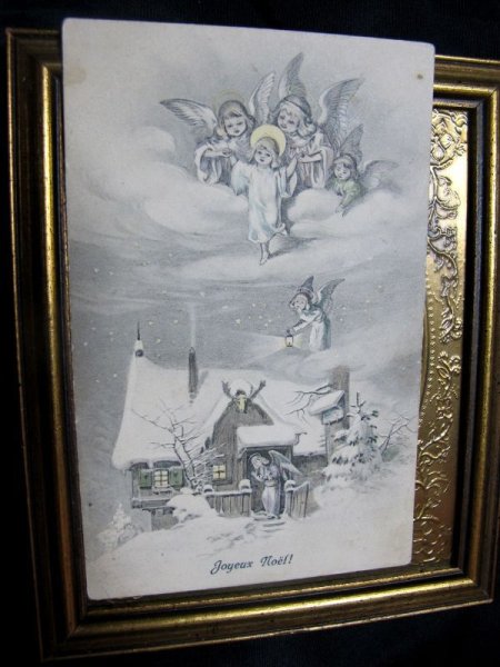 画像2: Postcard クリスマス Xmas 聖夜の天使たち  (2)