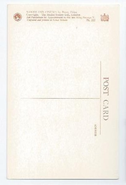 画像2: Postcard  森の動物さんの映画館 Racey Helps (2)