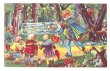 画像1: Postcard　童話　白雪姫と7人の小人　キノコ　  (1)