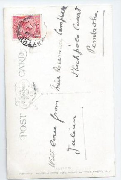 画像2: Postcard  童話 赤ずきんちゃんと狼 Hilda Miller 1924年  (2)