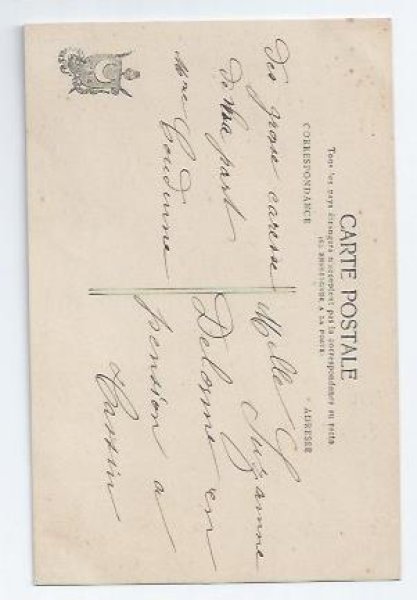 画像2: Postcard 初聖体の少女   (2)