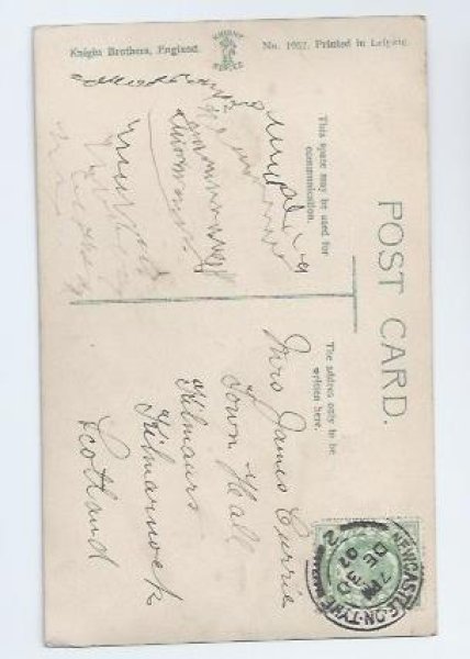 画像2: Postcard 帽子の女の子  (2)