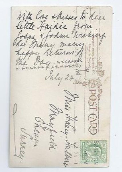 画像2: Postcard メッセージを読む女の子  (2)