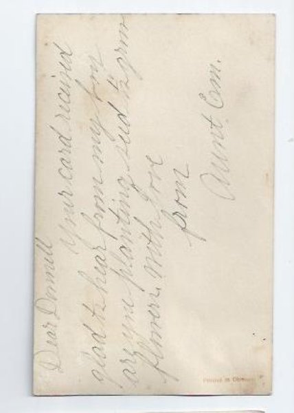 画像2: Postcard 女の子 1909年  (2)