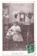 画像1: Postcard　Bebe et Minet 猫と女の子　フランス1908年　 (1)