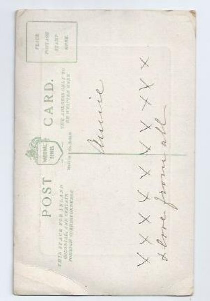 画像2: Postcard　白猫を抱きしめる女の子　　　 (2)