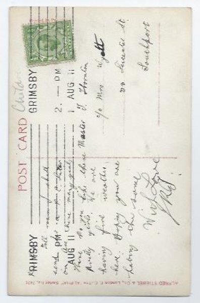 画像2: Postcard  クリスマスツリーと子どもたち 1911年  (2)