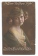 画像1: Postcard  薔薇の髪飾りの女の子　1919年　 (1)