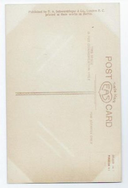 画像2: Postcard  ハープと美しい女の子　未使用　 (2)