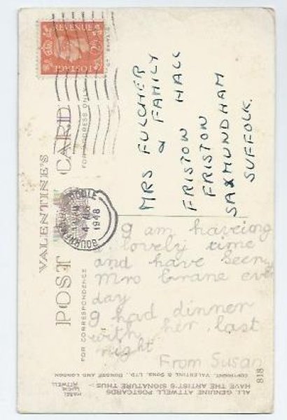 画像2: Postcard　お花占いをする女の子　 Mable Lucie Attwell　　 (2)