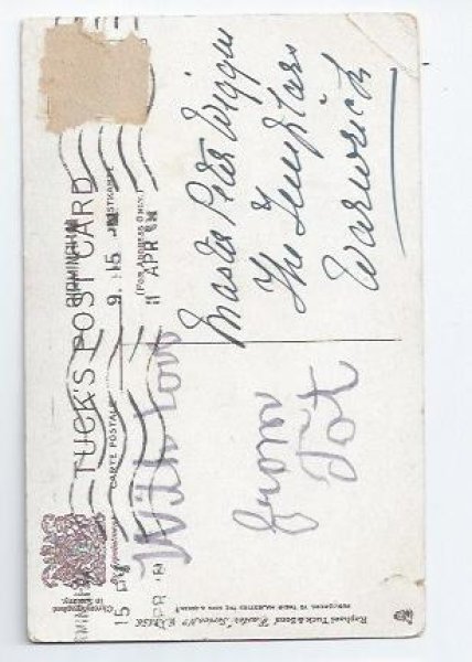 画像2: Postcard　Easter ヒヨコの卵車に乗る女の子とお人形　 Mable Lucie Attwell (2)