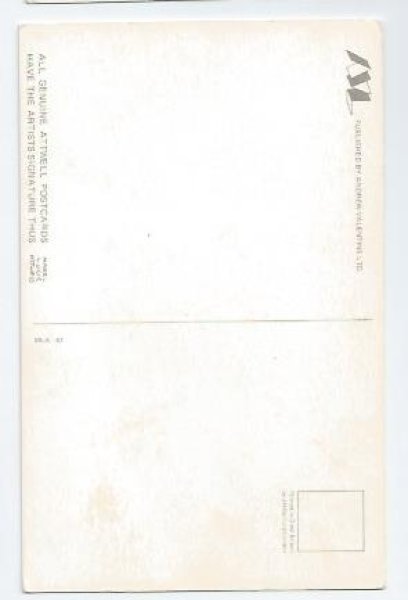 画像2: Postcard　女の子とテレビ　 Mable Lucie Attwell　　 (2)