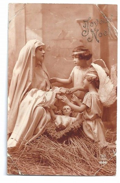 画像1: ▼SALE 500円▼　Postcard　聖母子と天使　 (1)
