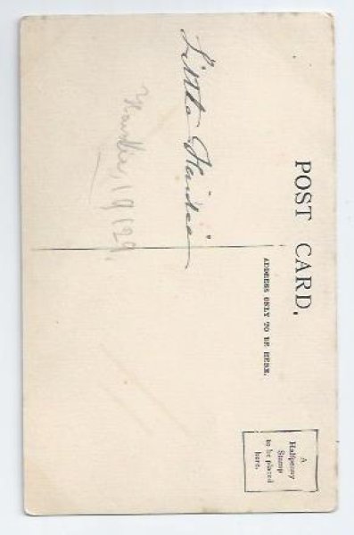 画像2: Postcard ニワトリを抱く女の子  (2)