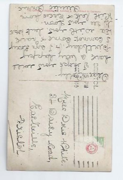 画像2: Postcard お花かごを持つ2人の女の子  (2)