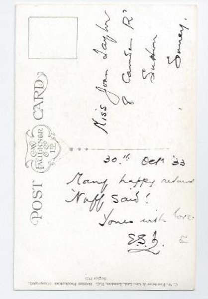 画像2: Postcard アンデルセン童話 パラダイスの園 Garden of Paradise Hilda Miller 1933年  (2)