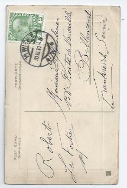 画像2: Postcard New Year 新年を祝う乾杯をする豚さん 1911年   (2)