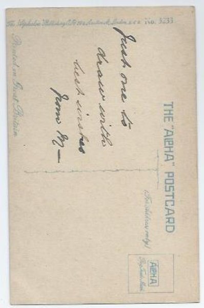 画像2: Postcard 黒豚さんの親子  (2)