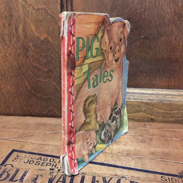 画像2: VIntage Book 小さなミニ絵本 PIG TALES 1949年 (2)