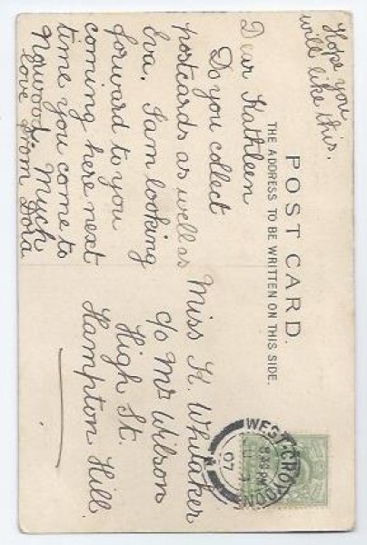 画像2: Postcard　子猫の学校　1907年　Helena Maguire　 (2)