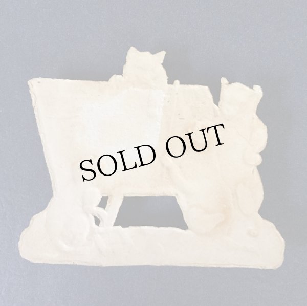 画像2: ダイカットクロモ　子猫の学校　1900年頃　 (2)