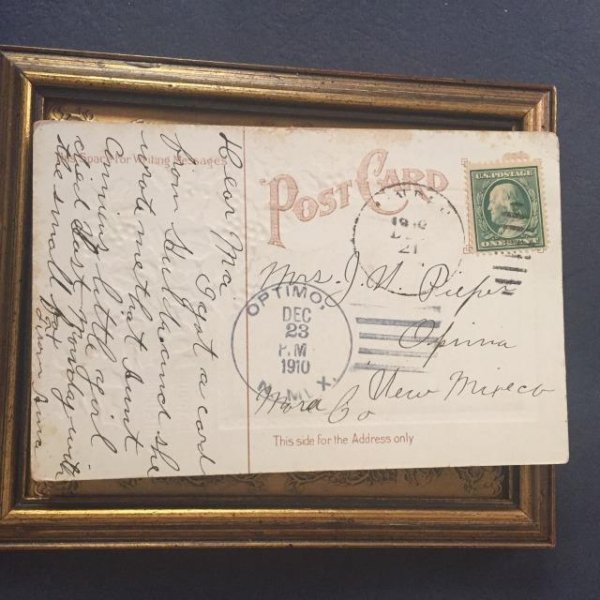 画像3: Postcard クリスマスカード  聖母子 1910年  (3)