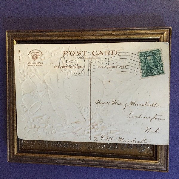 画像2: Postcard クリスマス 赤い帽子の子 E.Clapsaddle   (2)