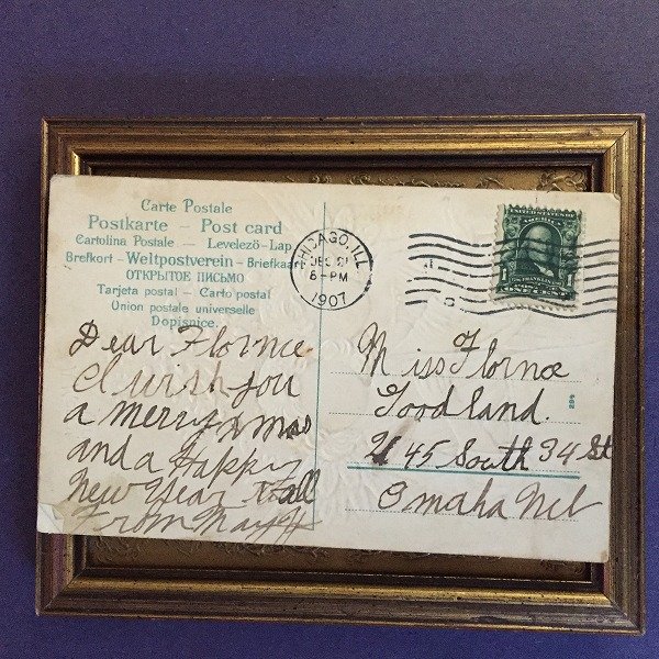 画像2: Postcard クリスマス ツリーと2人の天使   (2)