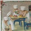 画像3: Postcard　クリスマス準備大忙し！天使のパティシエさん　P.Ebner　1930年 (3)