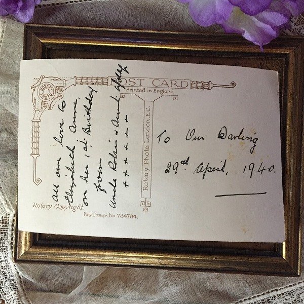 画像2: ▼SALE 500▼  Postcard 小さな女の子 1歳のバースデー  (2)