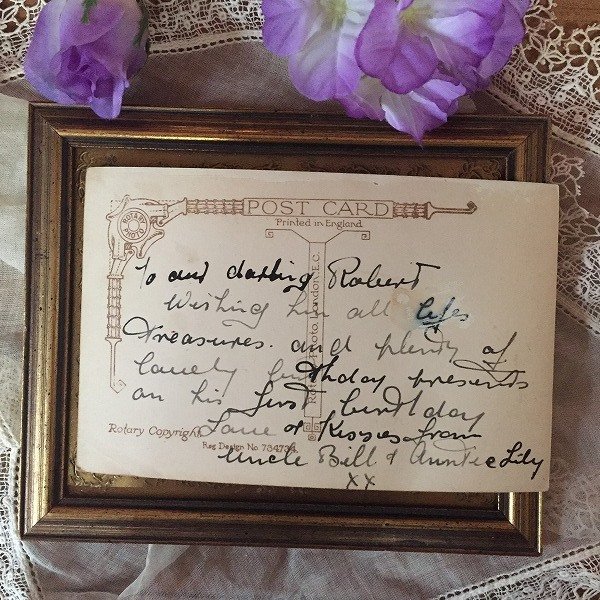 画像3: Postcard 赤ちゃんとジャックラッセルテリア犬の兵隊さん イギリス  (3)