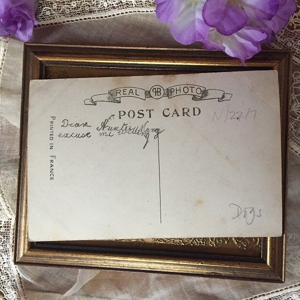 画像3: Postcard 犬と女の子  (3)