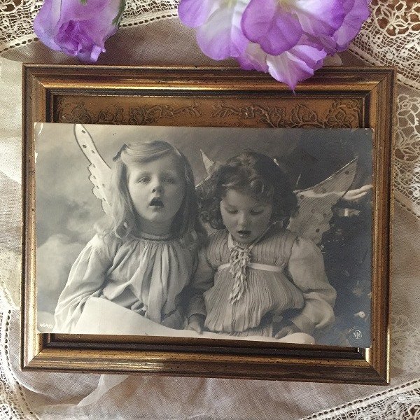 画像2: Postcard 歌う可愛い天使  (2)