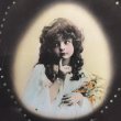 画像1: Postcard　ハートの中の女の子　イギリス1906年　 (1)