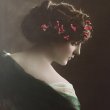 画像2: Postcard　美しい横顔の女性　イギリス1913年　 (2)