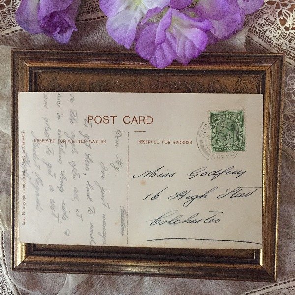 画像3: Postcard　ドレスの女性　イギリス1915年　 (3)