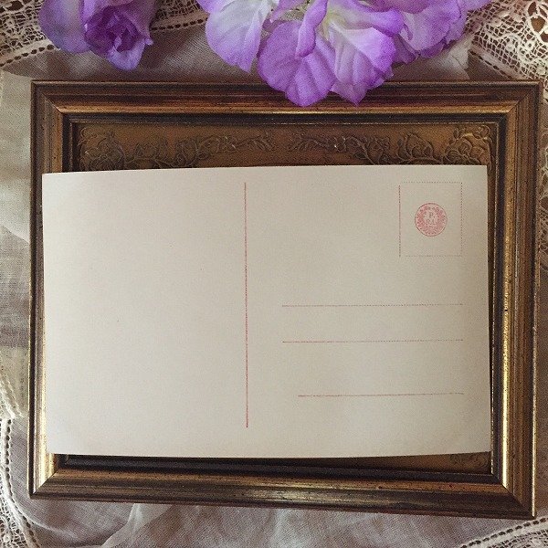 画像2: Postcard　帽子の女性　未使用　 (2)