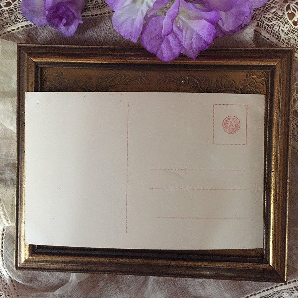 画像2: Postcard　帽子の女性　未使用　 (2)