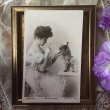 画像2: Postcard　イギリス女優 Billie Burke　ビリー・バークとヨークシャーテリア犬　1908年 (2)