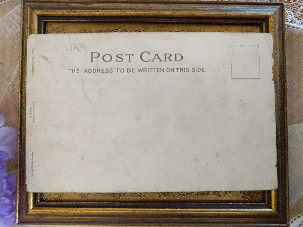 画像3: Postcard バレンタイン チェスをする天使 未使用  (3)