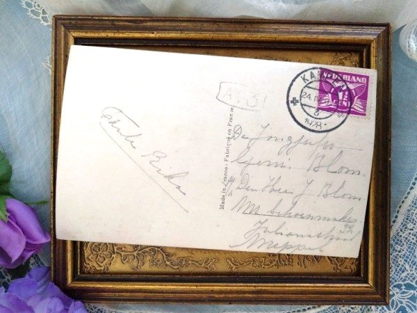 画像2: Postcard 手紙を運ぶツバメ オランダ1928年  (2)